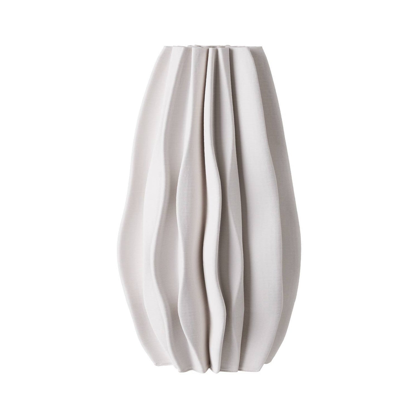 Flora Ceramic White Vase - Tall