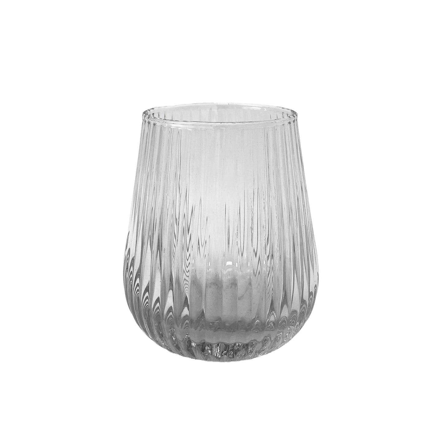 LINE COLORED GLASS RED - Set of 6