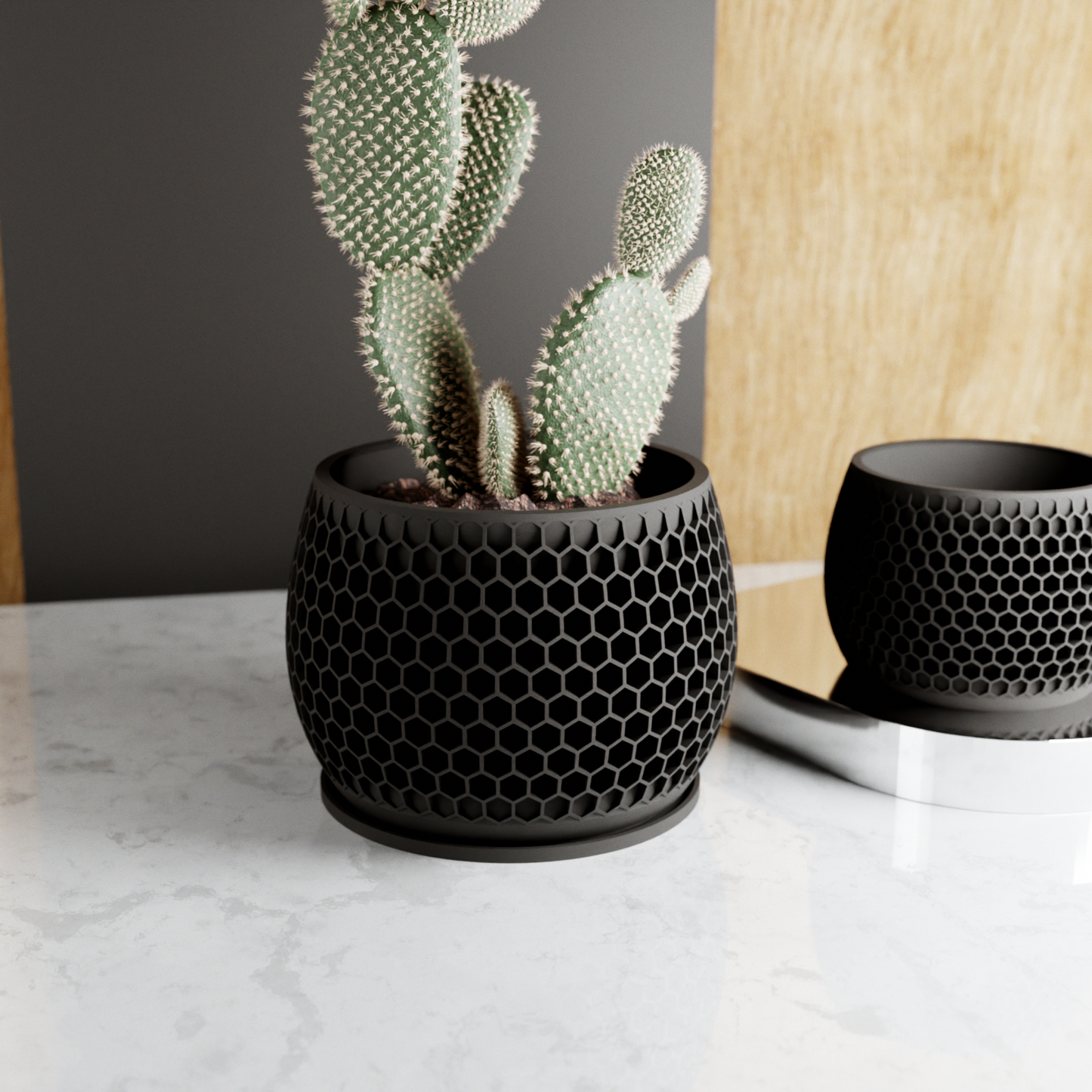 Modern Geometric Planter | Honeycomb Collection