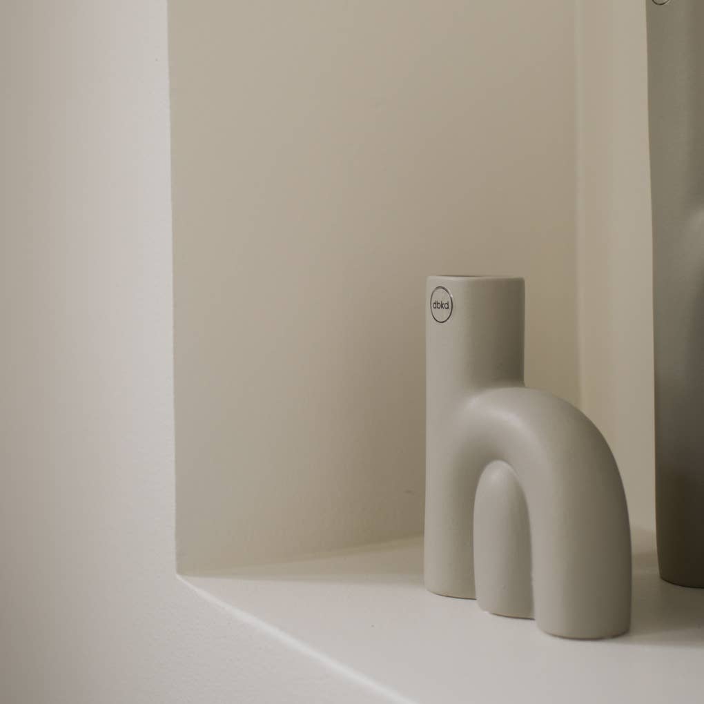 Small Rope Ceramic Vase - Sandy