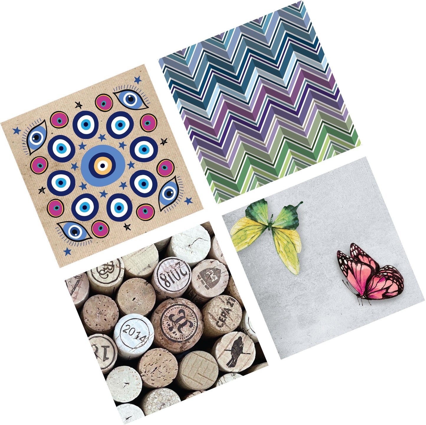 SET OF 12 COASTERS