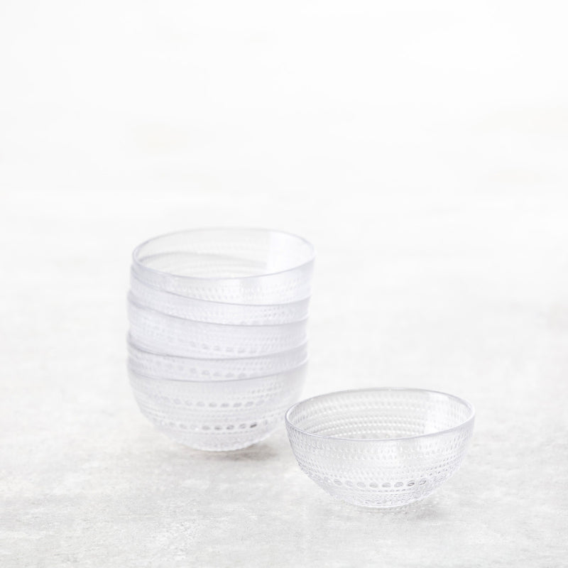 Medium Glass Cereal Bowls - Set of 6