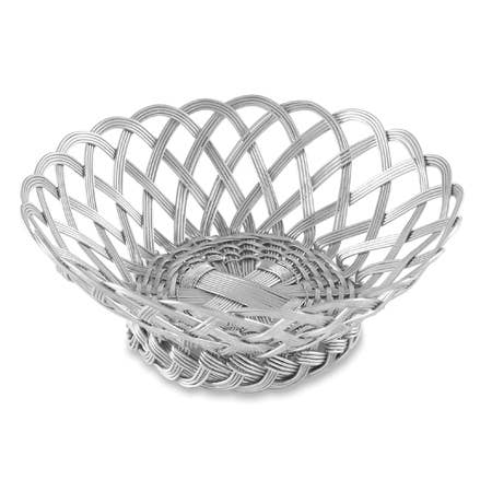 Bread/Fruit Basket - Silver Weave