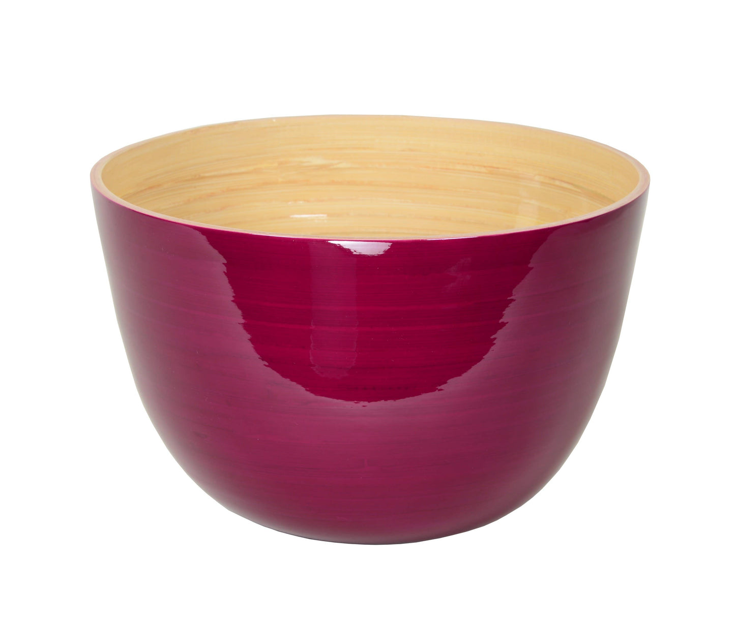 Bamboo Mixing Bowl & Server Set - Blackberry