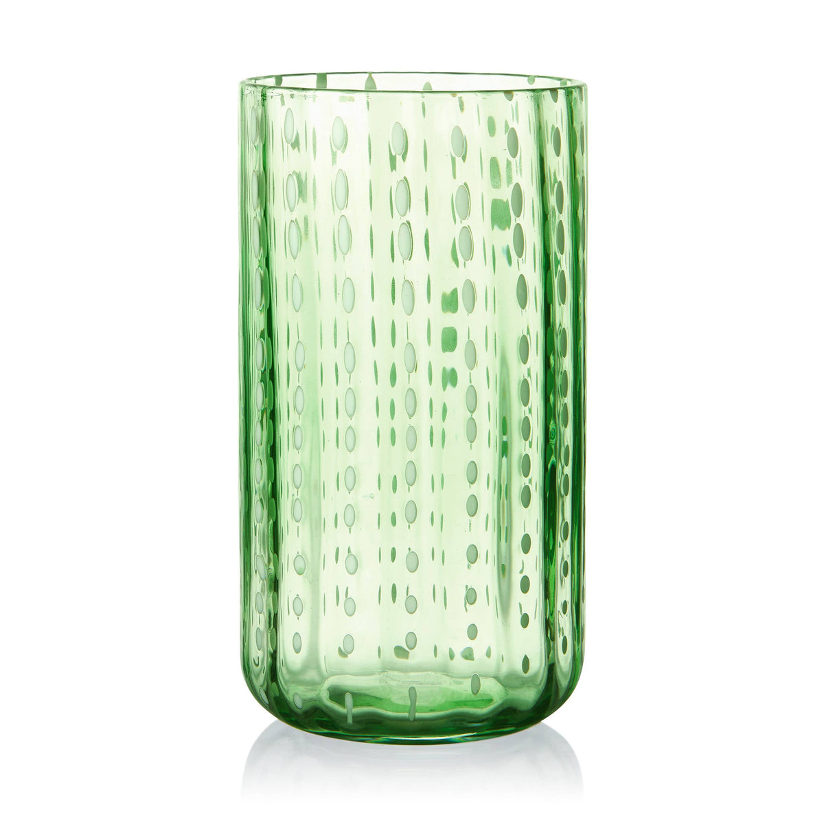 Dappled Clouds Seafoam Highball Glasses, Set of 4