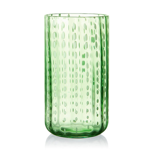 Dappled Clouds Seafoam Highball Glasses, Set of 4