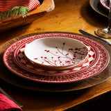 Fez Crimson Salad Plate Set/4