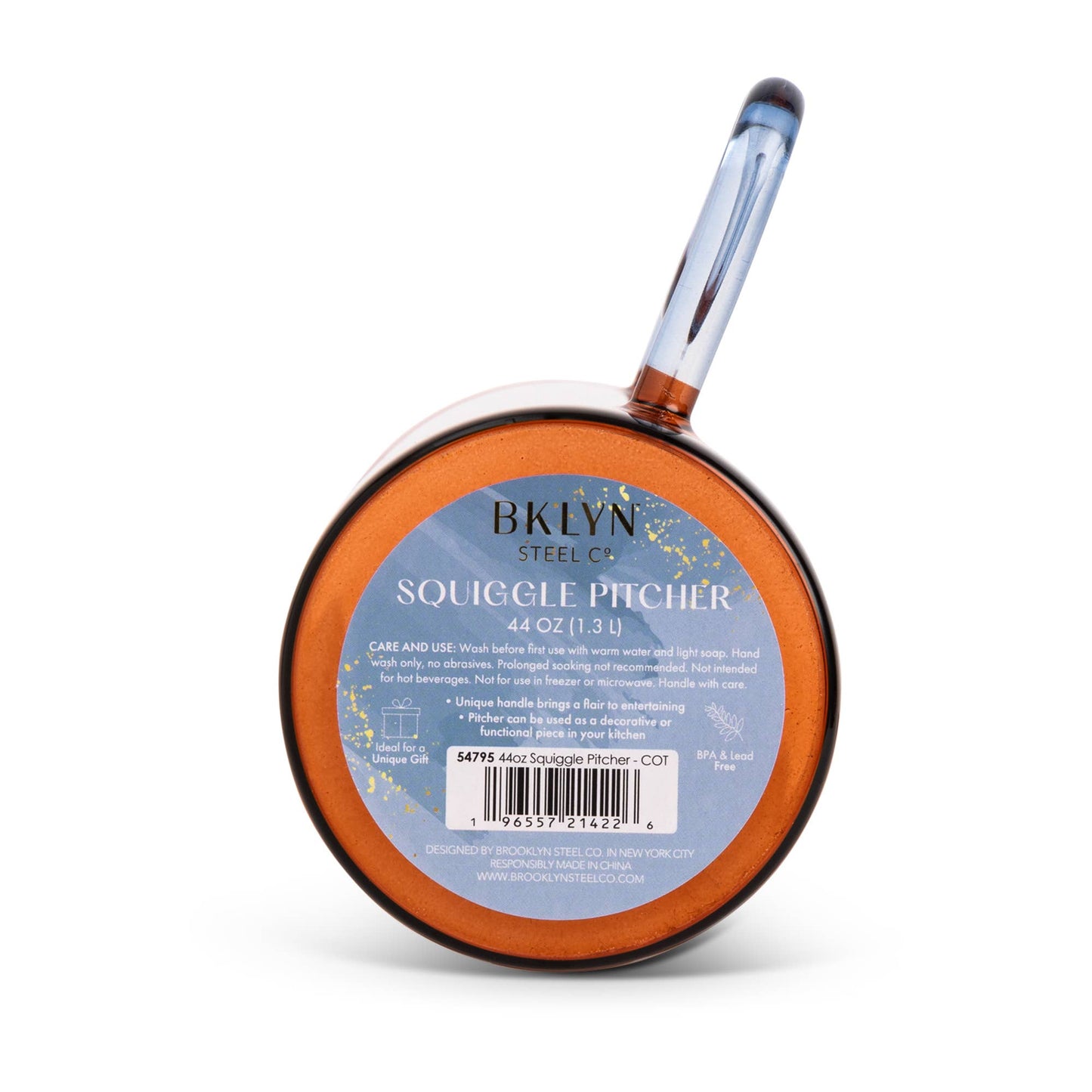 44oz Squiggle Pitcher - Terracota