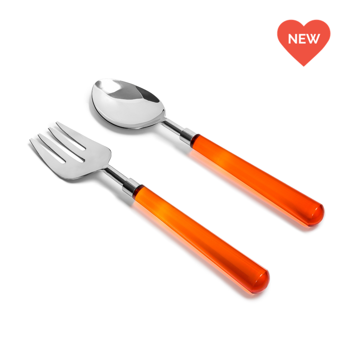 Acrylic Servers - Bright Orange