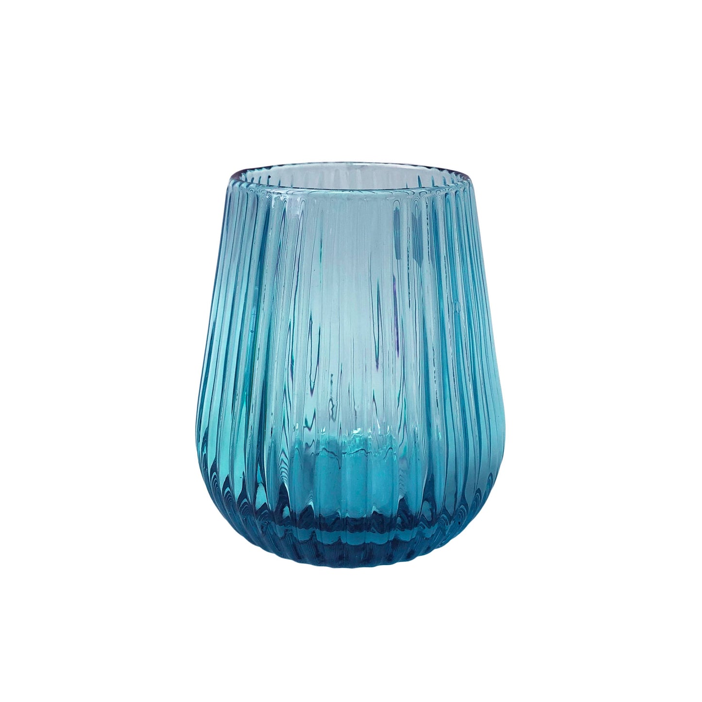 LINE COLORED GLASS RED - Set of 6