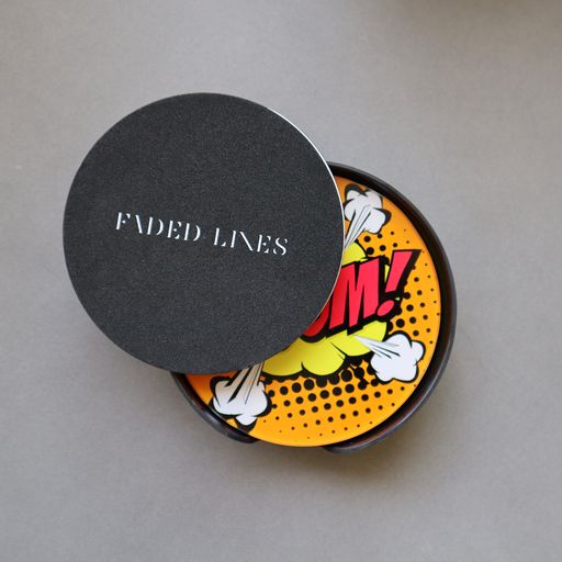 Printed Glass Coaster Set of 6