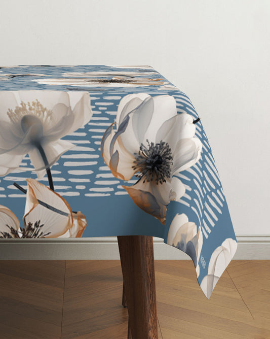 Nude Bloom Easy-Care Tablecloth