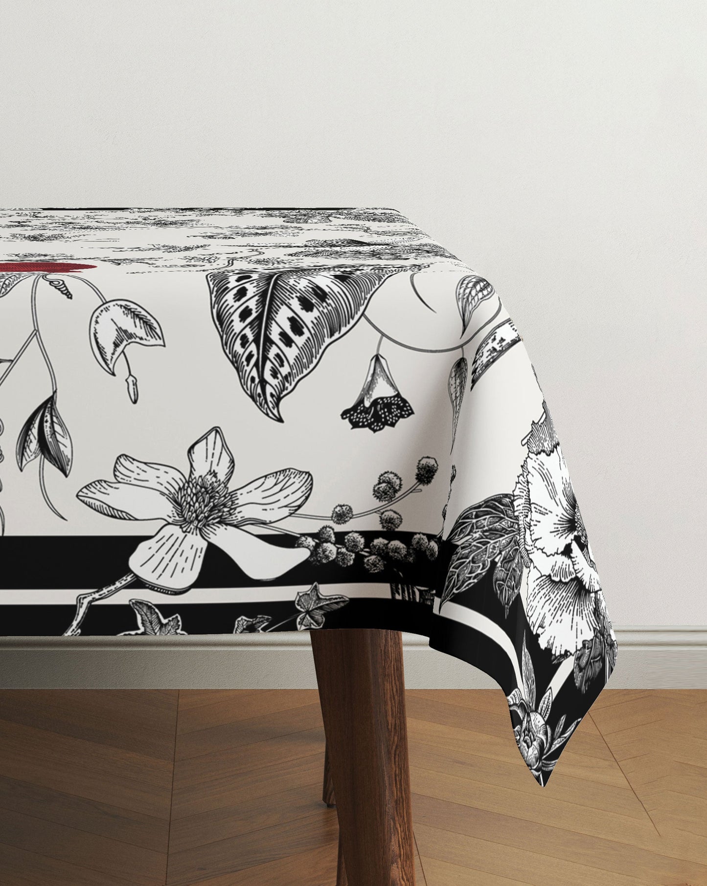 POM Noir Easy-Care Tablecloth