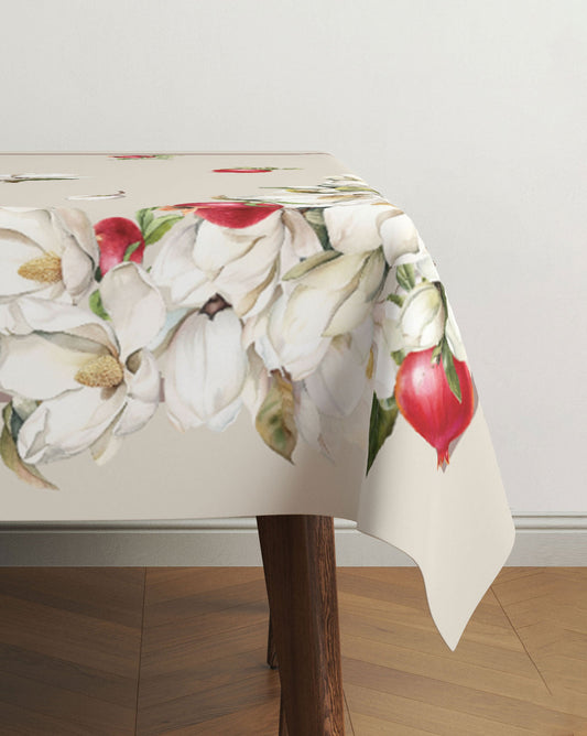 Pomegranate Easy-Care Tablecloth