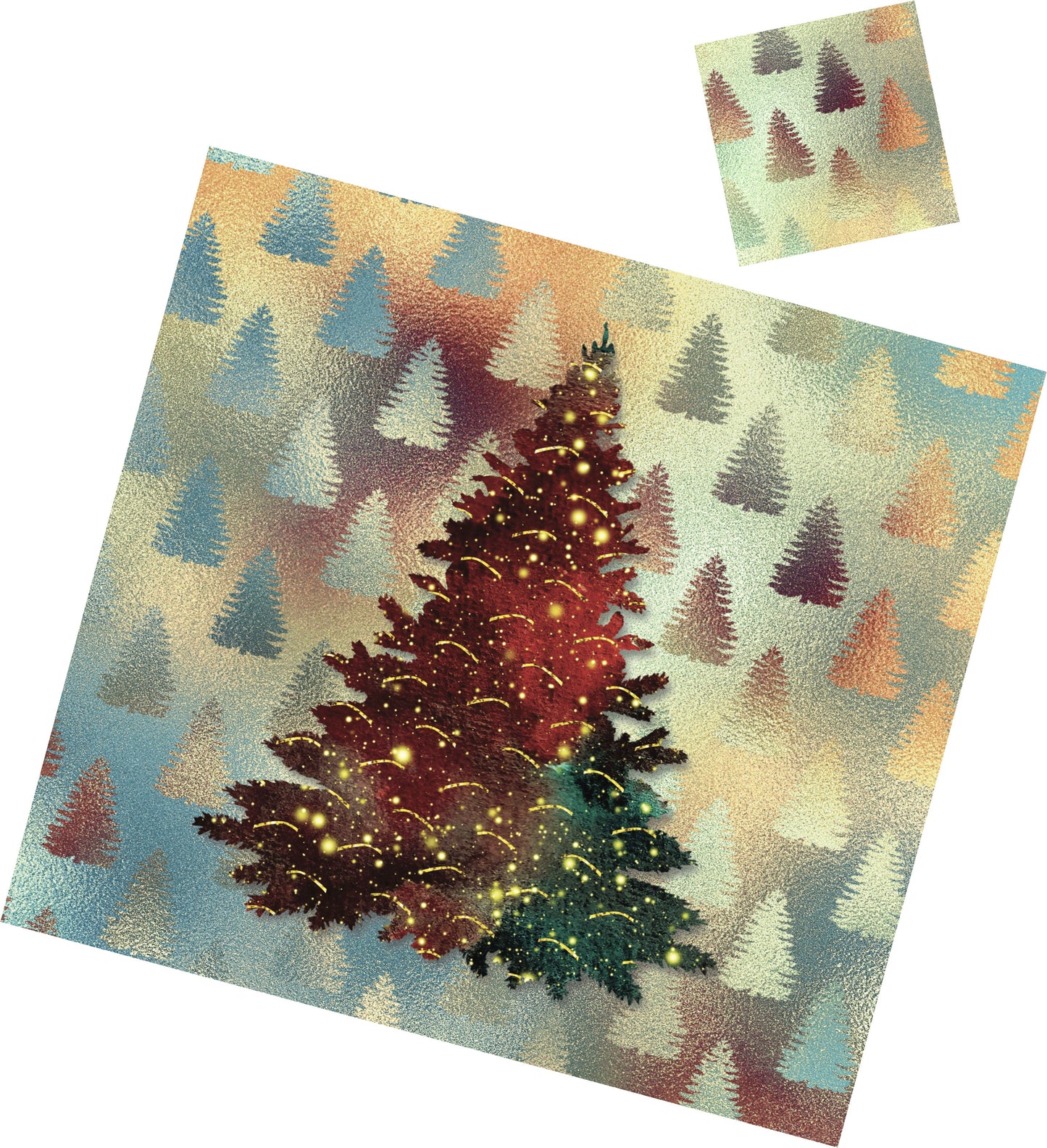 CHRISTMAS TREE PAPER PLACEMAT