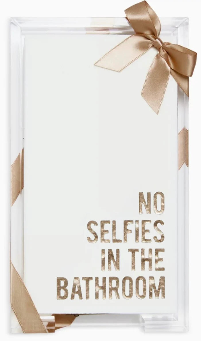 No Selfies in the Bathroom - Napkin Gift Set
