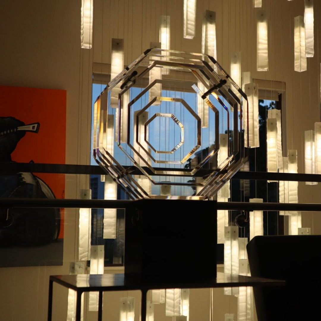 Octagonal Sculpture | Clear