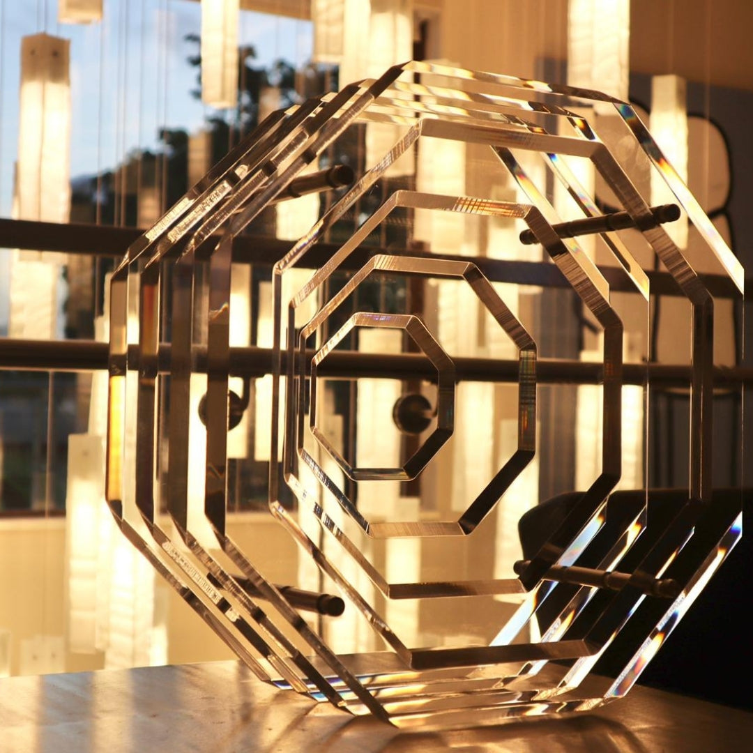 Octagonal Sculpture | Clear