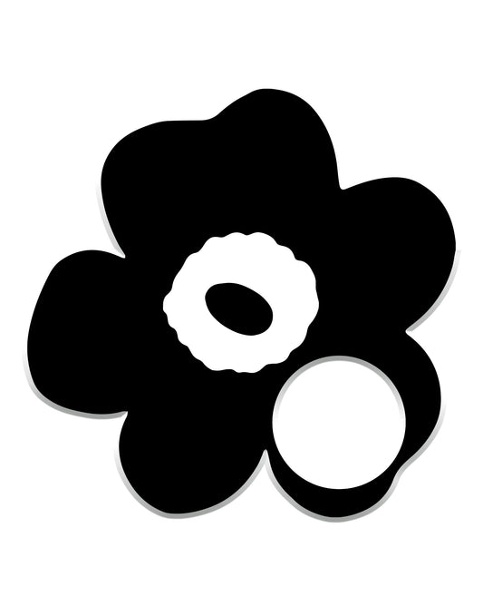 Noir Acrylic Napkin Rings (set of 6)