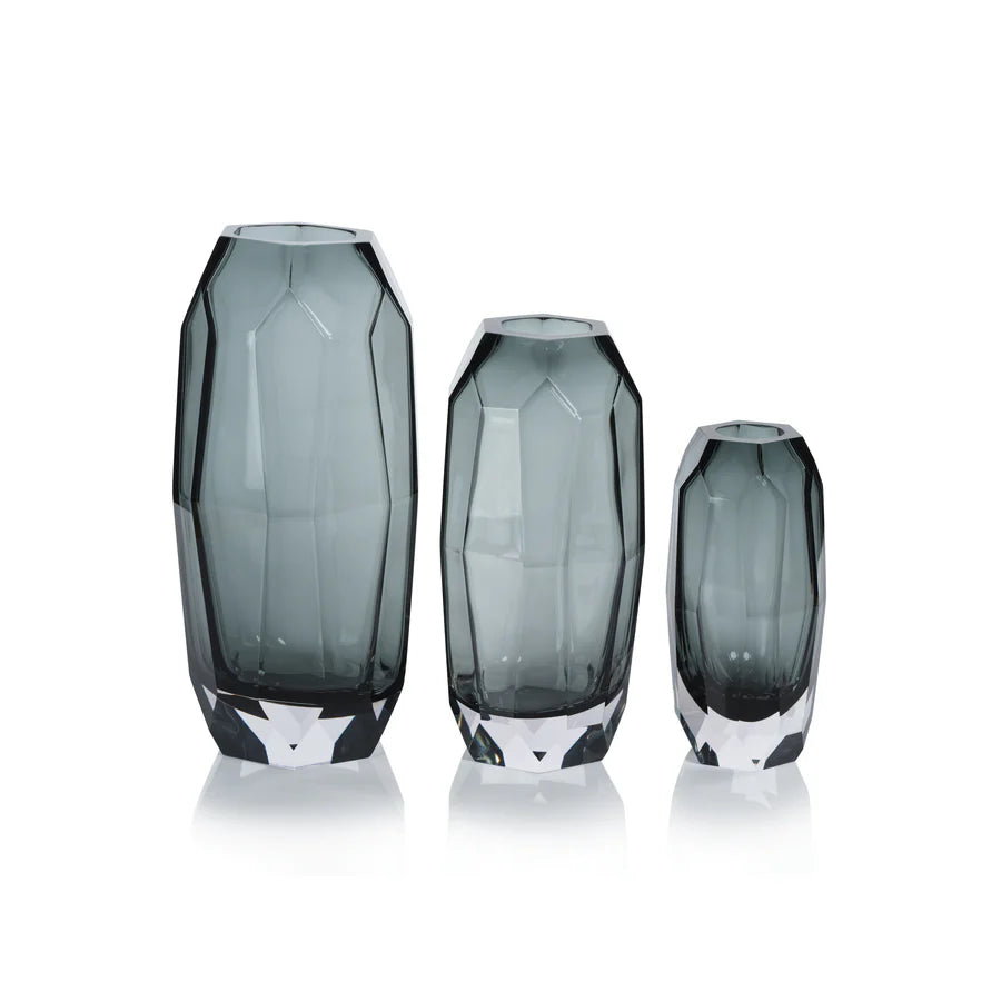 Stone Shaped Smoke - Vase