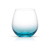 Stemless Colored Wine Glass Set