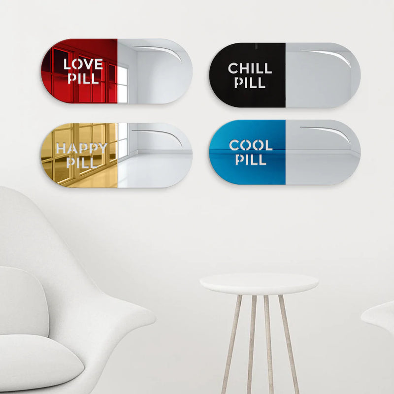 Pill Mirror - Acrylic Wall Art