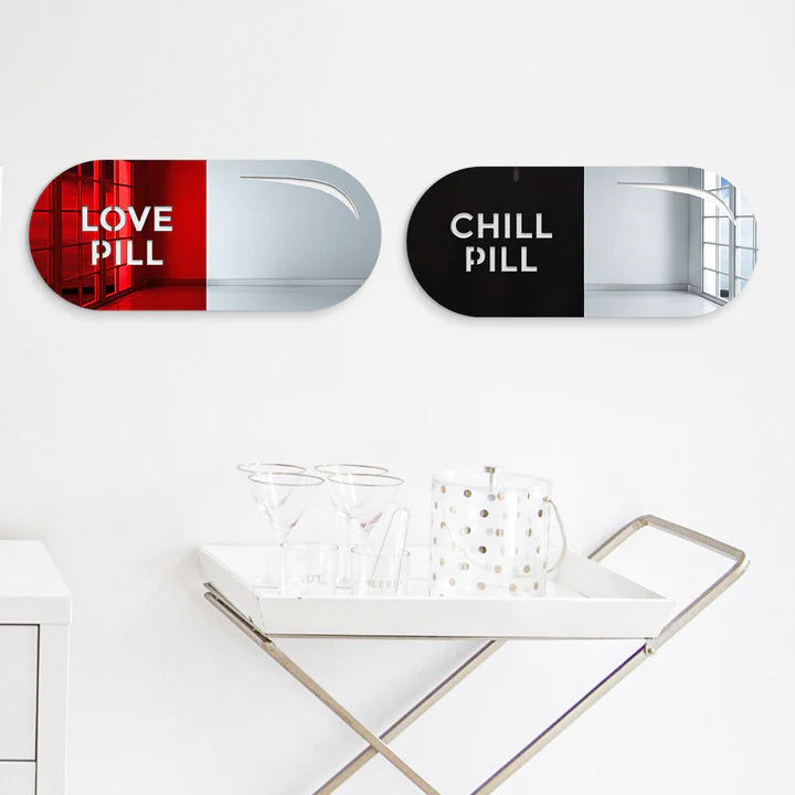 Pill Mirror - Acrylic Wall Art