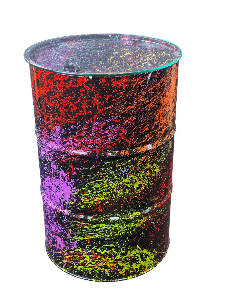 XL Art Oil Barrel - Table