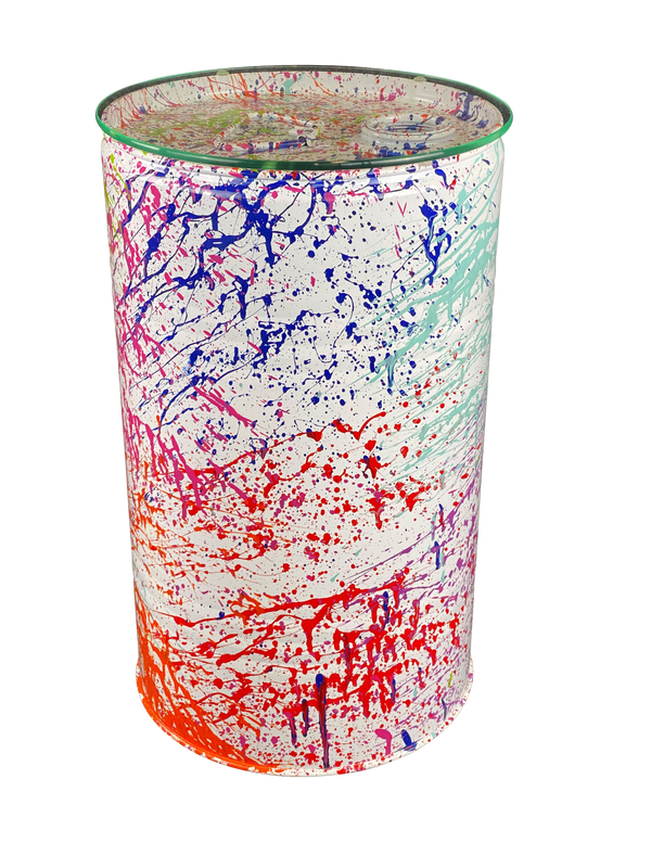 Art Oil Barrel - Table