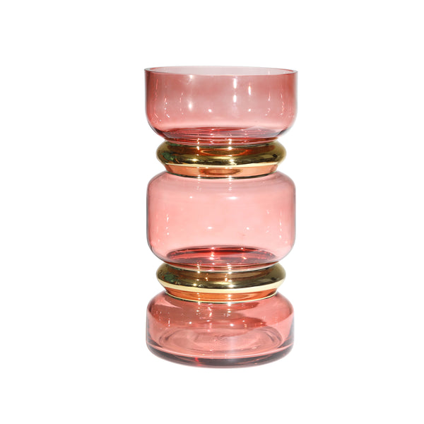 Pink Half Bubble Flower Vase