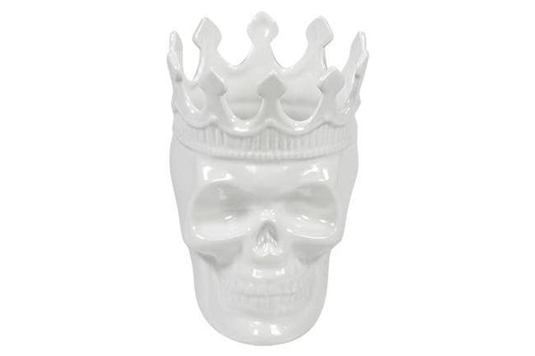 Rose de Vents Louise Skull (White) - Candle