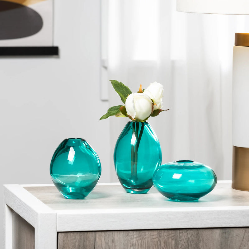 Mini 3 Piece Glass Vase Set