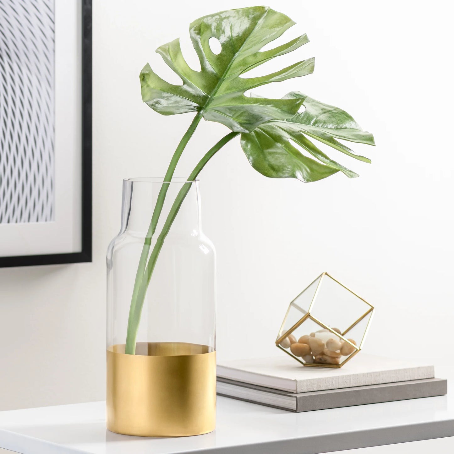 Satin Gold Cylinder Vase