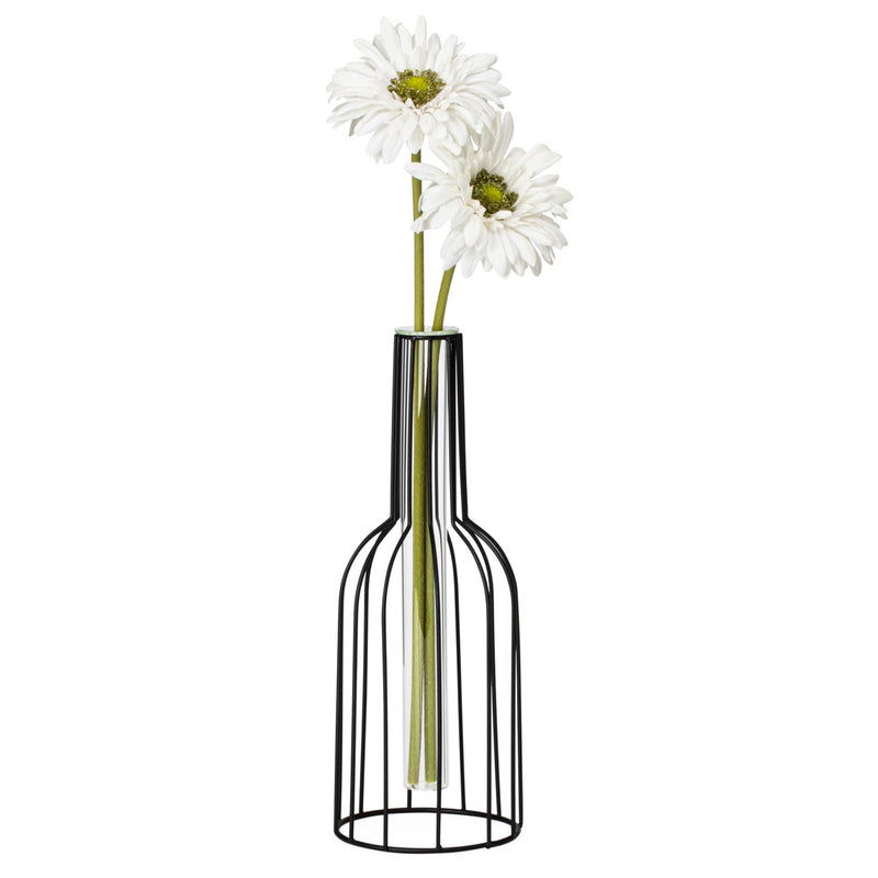 Wire Bottle Flower Vase