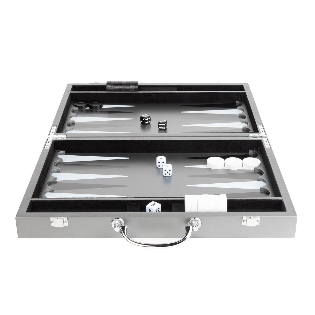 Lacquered Portable Backgammon Set