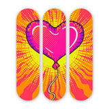 Be mine Helium 3-Set - Acrylic Skate Wall Art