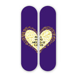 All You Need Is Love Pair - Acrylic Skate Wall Art
