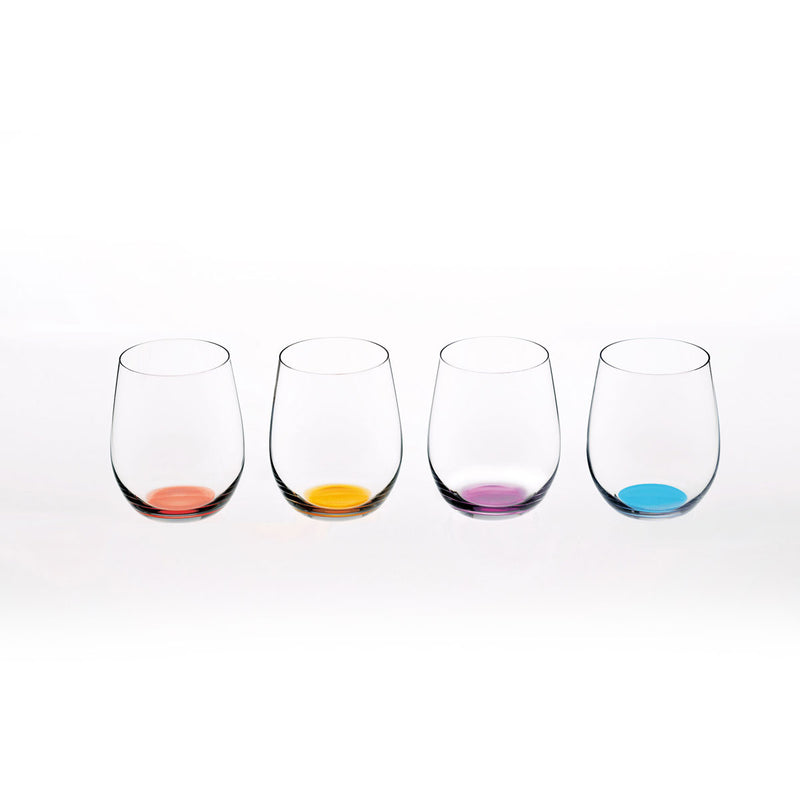 Riedel Volume 2 Happy O Wine Tumbler Set Multicolor