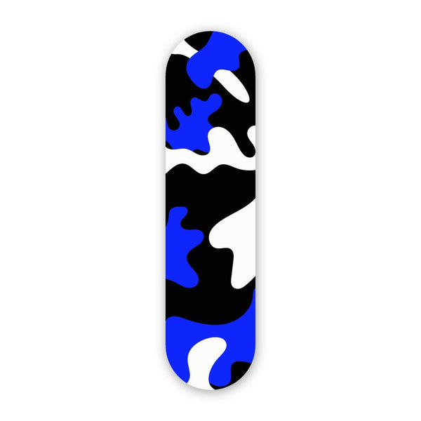 Blue Camo Individual - Acrylic Skate Wall Art