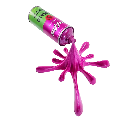 Soup Splash - Spray Can Sculpture lo