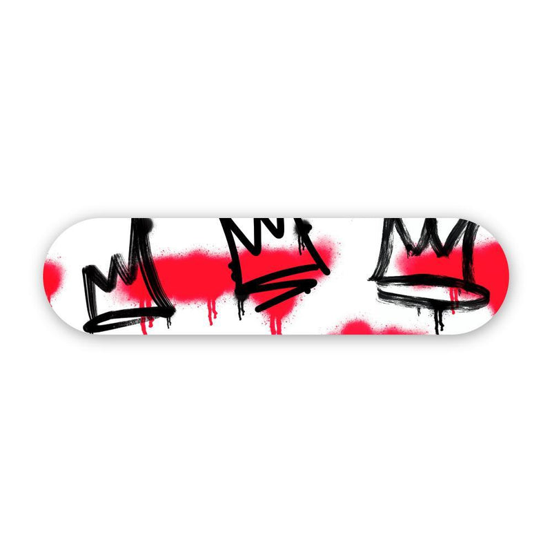 Red Crown Pair - Acrylic Skate Wall Art