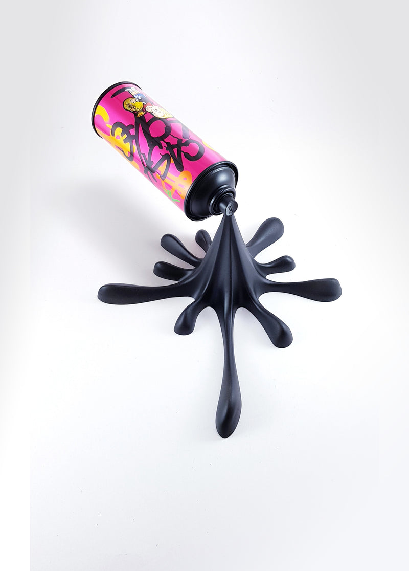 Graffiti Monopy Splash - Spray Can Sculpture