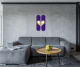 All You Need Is Love Pair - Acrylic Skate Wall Art