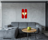 All You Need Is Love Pair - Acrylic Skate Wall Art
