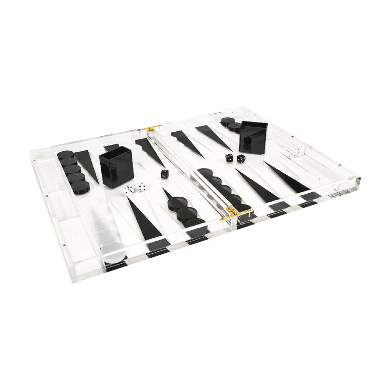 Acrylic Backgammon Set