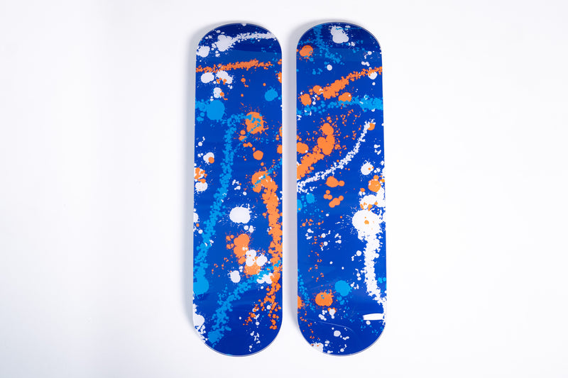 Paint Trails Pair - Acrylic Skate Wall Art