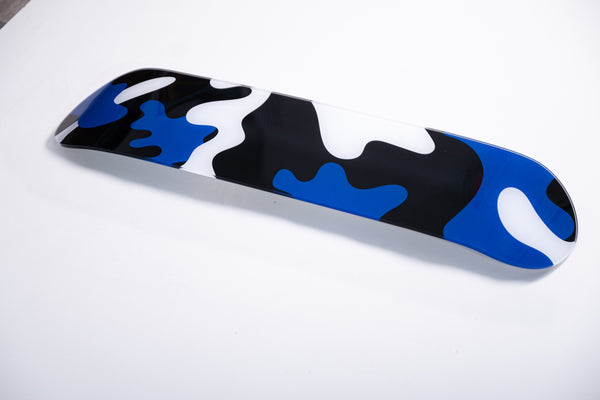 Blue Camo Individual - Acrylic Skate Wall Art