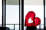 3D Heart Acrylic Sculpture