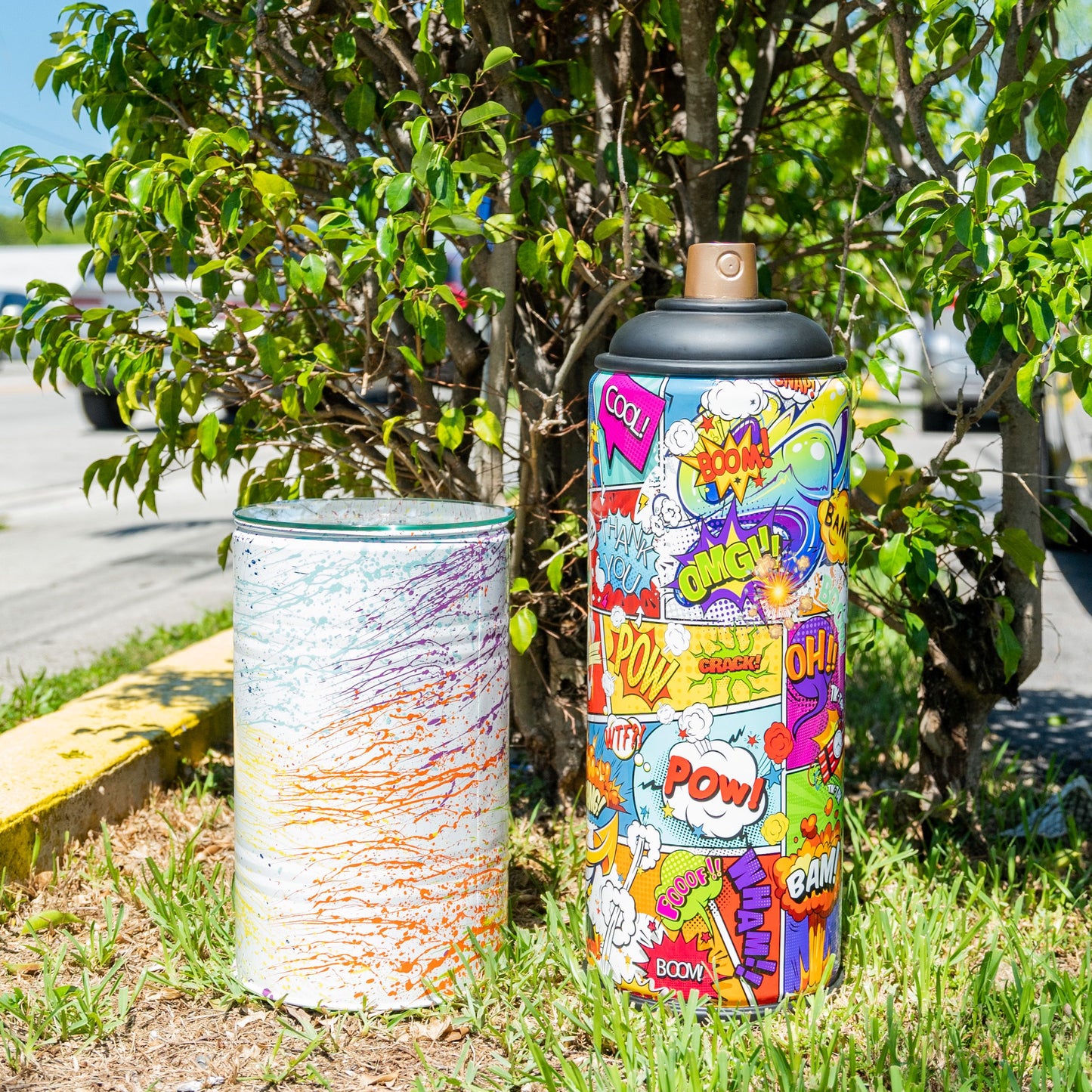 Art Oil Barrel - Table