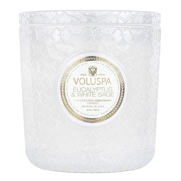 Eucalyptus & White Sage 30 Oz Luxe Candle